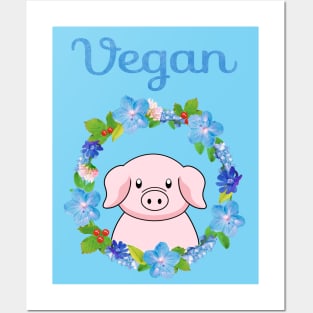 I am vegan Posters and Art